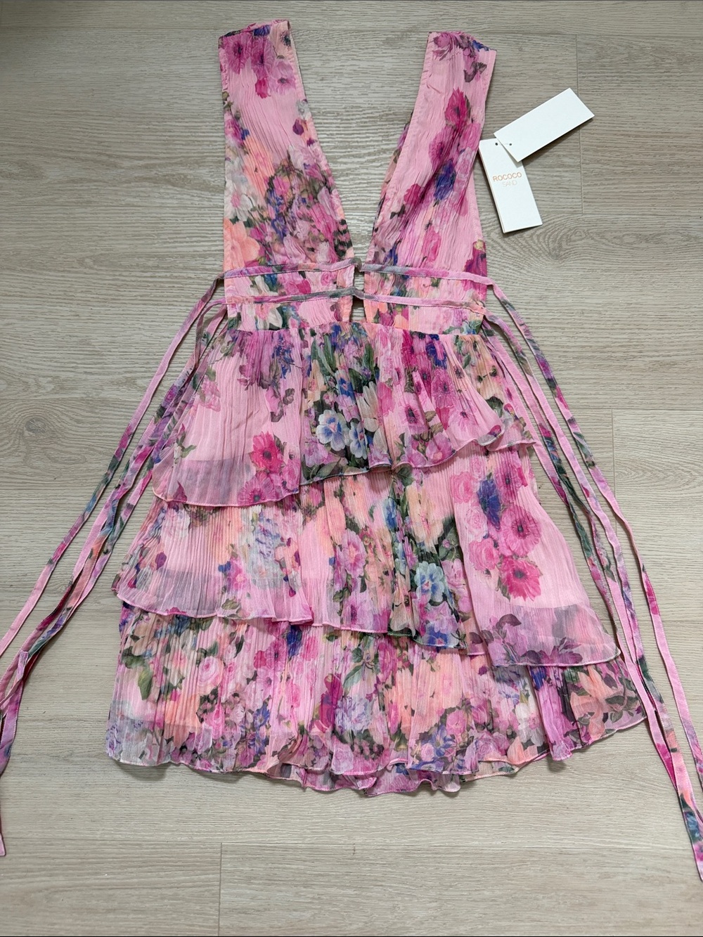 Rococo Sand Ruffle Mini Dress - Picture 10 of 12